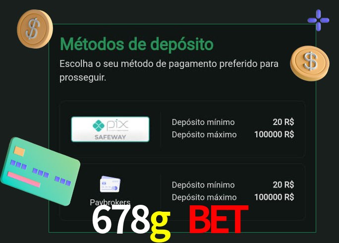 O cassino 678g bet oferece uma grande variedade de métodos de pagamento