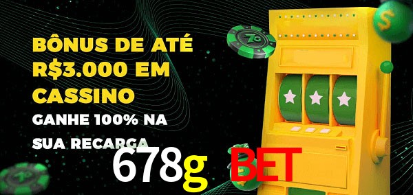 678g bet melhor bônus de depósito